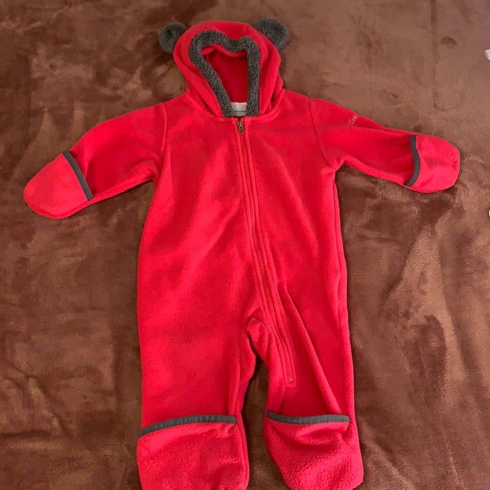 Columbia outerwear 6-12 month Pink Warm body suit